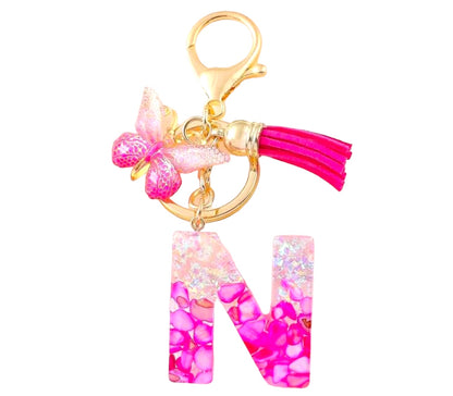 Alphabet Keychains - Pink