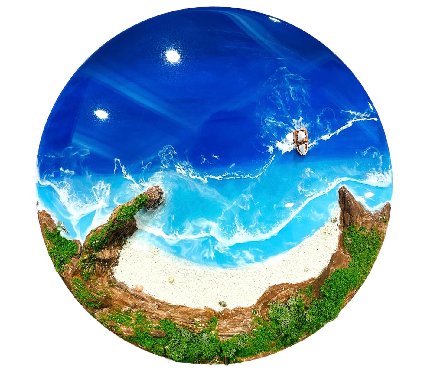 3D Ocean wall art for home decor Durdle door UK sculpture