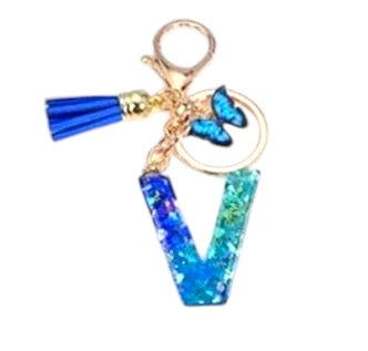 Alphabet Keychains - Blue