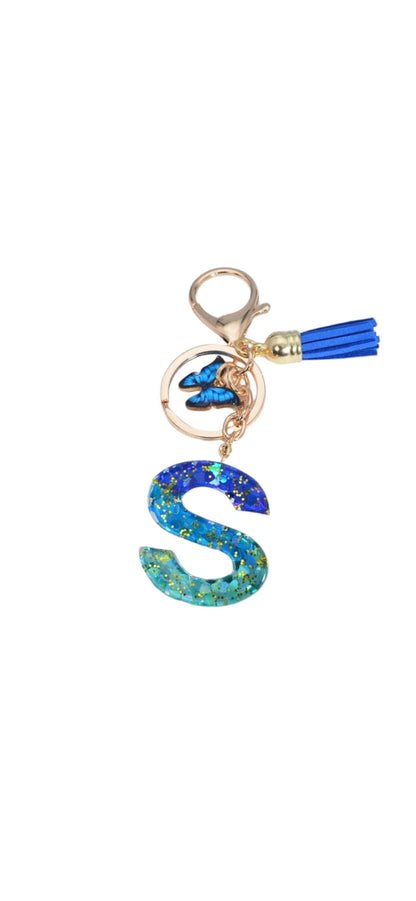 Alphabet Keychains - Blue