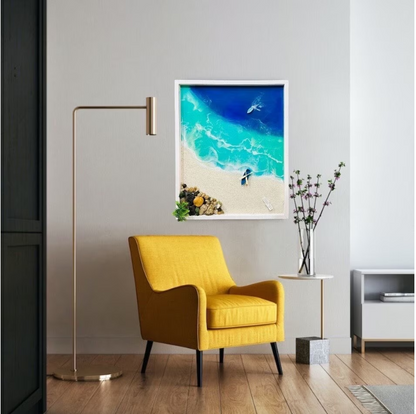 3D Ocean wall art for home decor